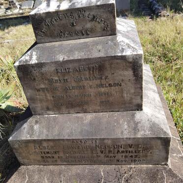 NELSON Albert Edward 1842-1902 &amp; Elizabeth 1841-1895