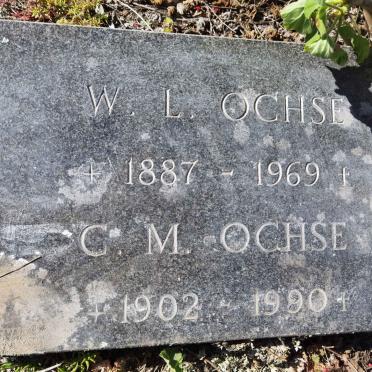 OCHSE W.L. 1887-1969 &amp; G.M. 1902-1990