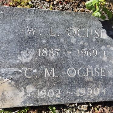OCHSE W.L. 1887-1969 &amp; G.M. 1902-1990