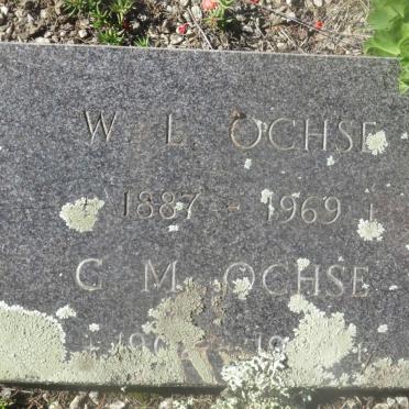 OCHSE W.L. 1887-1969 &amp; C.M. 1902-1990