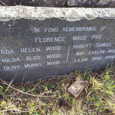 PIKE Florence Maud :: WOOD Ada Helen :: WOOD Hilda Alice :: WOOD Olive Muriel :: WOOD Hubert Samuel :: WOOD May Evelyn :: WOOD Lilian Rose