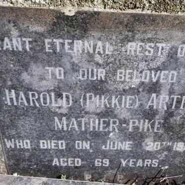 PIKE Harold Arthur, MATHER -1964