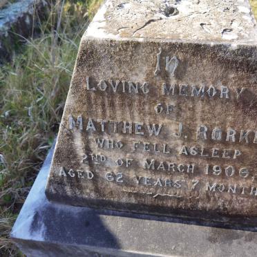 RORKE Matthew J. -1906