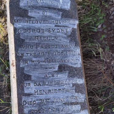 RIELLY George Sydney -1918 &amp; Henrietta -1944