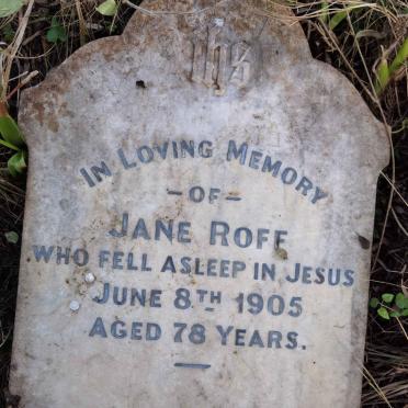 ROFF Jane -1905