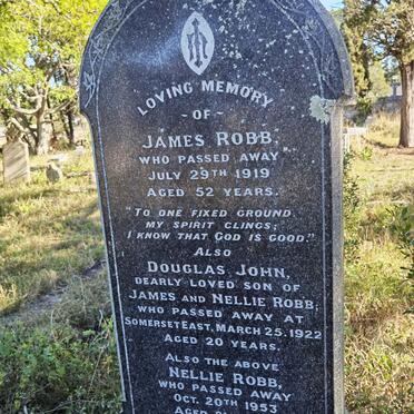 ROBB James -1919 & Nellie -1953 :: ROBB Douglas John -1922 :: ROBB Marjorie K. 1899-1975