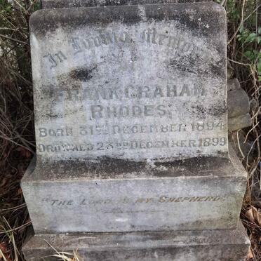 RHODES Frank Graham 1894-1899