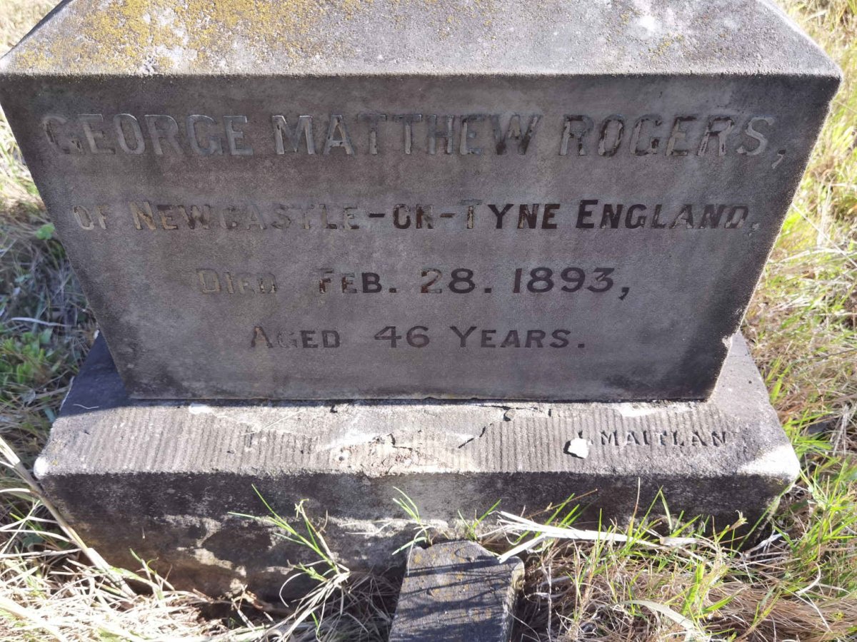 ROGERS George Matthew -1893
