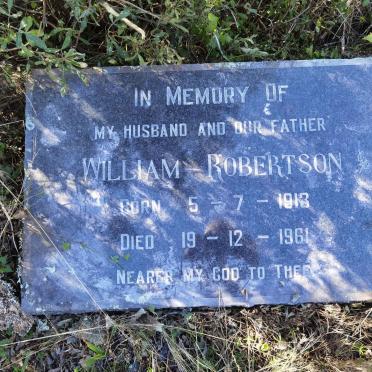 ROBERTSON William 1913-1961