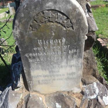 SHAKESPEAR Richard 1919-1919