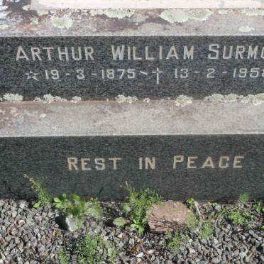 SURMON Arthur William 1875-1958