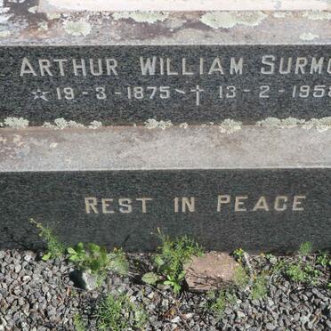 SURMON Arthur William 1875-1958