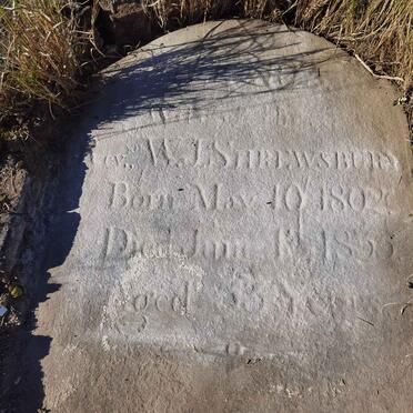 SHREWSBURY W.J. 1802-1835