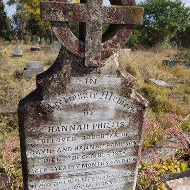 SAMPSON Hannah Phillis -1873