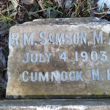 SAMSON R.M. -1903