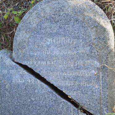 STRUTHERS Alexander -1884