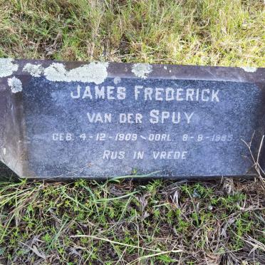 SPUY James Frederick, van der 1909-1985