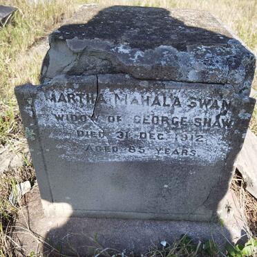 SHAW Martha Mahala nee SWAN -1912