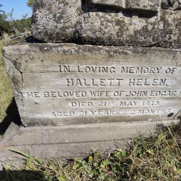 SHAW Hallett Helen -1879