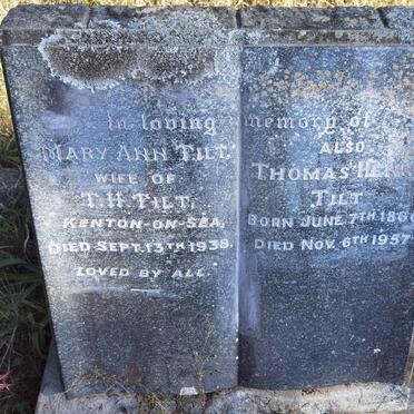TILT Thomas Henry 1866-1957 & Mary Ann -1938