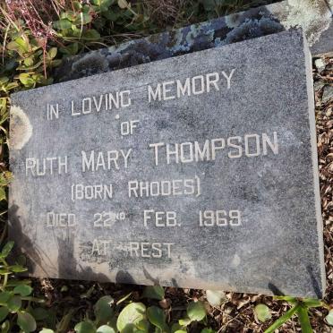 THOMPSON Ruth Mary nee RHODES -1969
