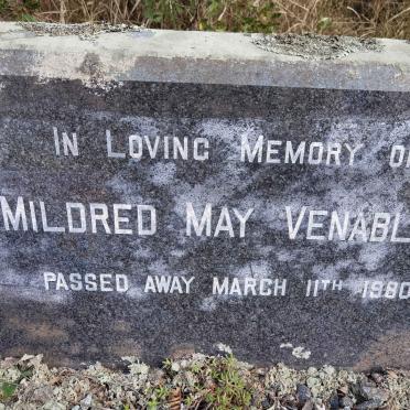 VENABLES Mildred May -1980