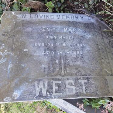 WEST Enid Mary nee MAHER -1985