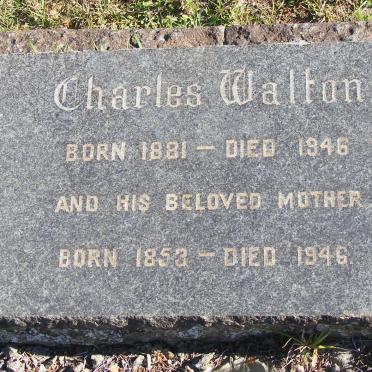 WALTON Charles 1881-1946 :: WALTON ? 1853-1946