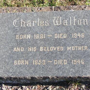 WALTON Charles 1881-1946 :: WALTON ? 1853-1946