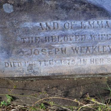 WEAKLEY Emma -1879