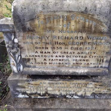 WOOD Henry Richard 1838-1921