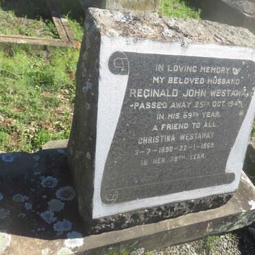 WESTAWAY Reginald John -1949 &amp; Christina 1890-1969