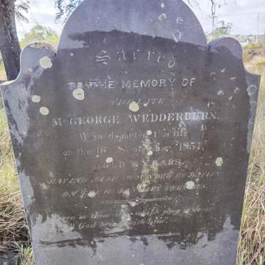 WEDDERBURN George -1851