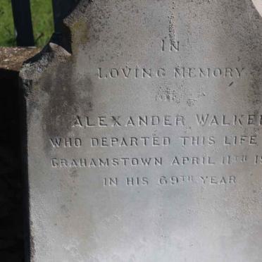 WALKER Alexander -1904