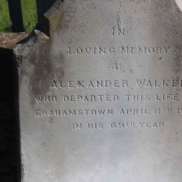 WALKER Alexander -1904