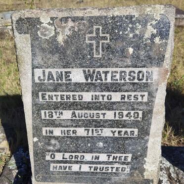WATERSON Jane -1940