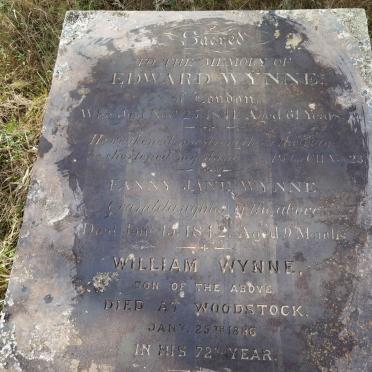 WYNNE Edward -1841 :: WYNNE Fanny Jane -1842 :: WYNNE William -1886