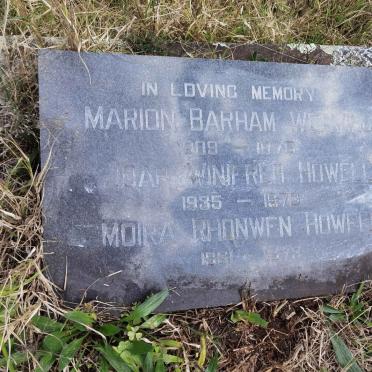 WEAVING Marion Barham 1909-1975 :: HOWELL Joan Winifred 1935-1973 :: HOWELL Moira Rhonwen 1961-1973