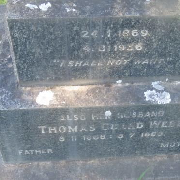 WEBB Thomas Guard 1866-1960 &amp; ? 1869-1936
