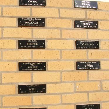 6. Trinity Presbyterian Church, Memorial Wall