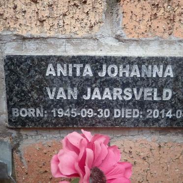 JAARSVELD Anita Johana, van 1945-2014