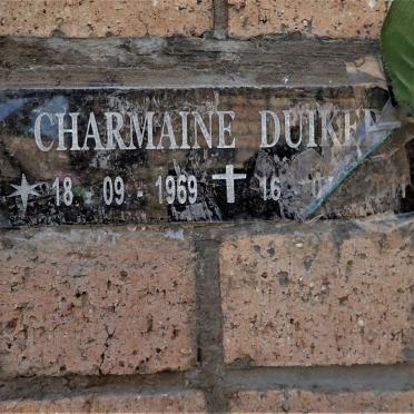 DUIKER Charmaine 1969-2011