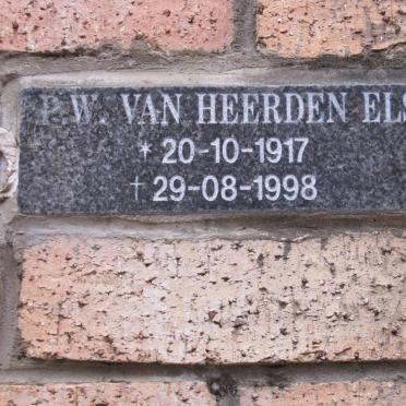 ELS P.W. van Heerden 1917-1998
