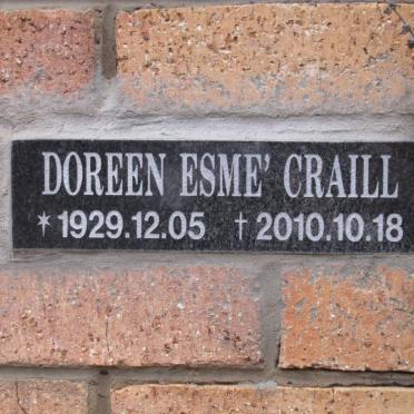CRAILL Doreen Esmé 1929-2010