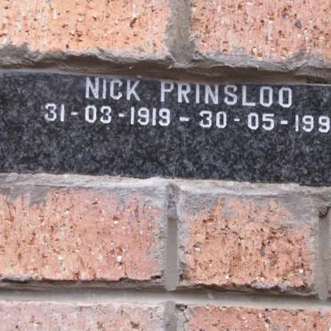 PRINSLOO Nick 1919-1990