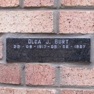 BURT Olga J. 1917-1987