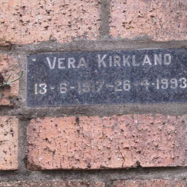 KIRKLAND Vera 1917-1993