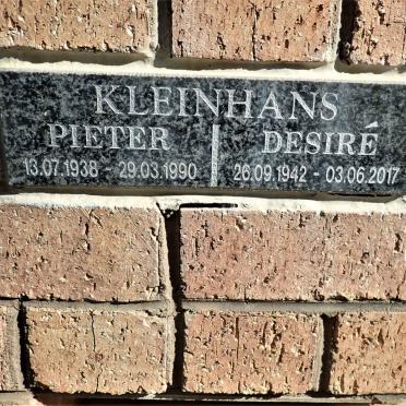 KLEINHANS Pieter 1938-1990 &amp; Desire 1942-2017