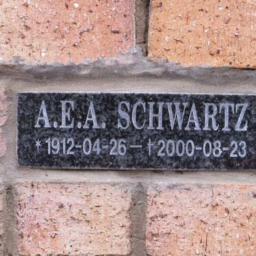 SCHWARTZ  A.E.A. 1912-2000