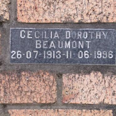 BEAUMONT Cecilia Dorothy 1913-1996